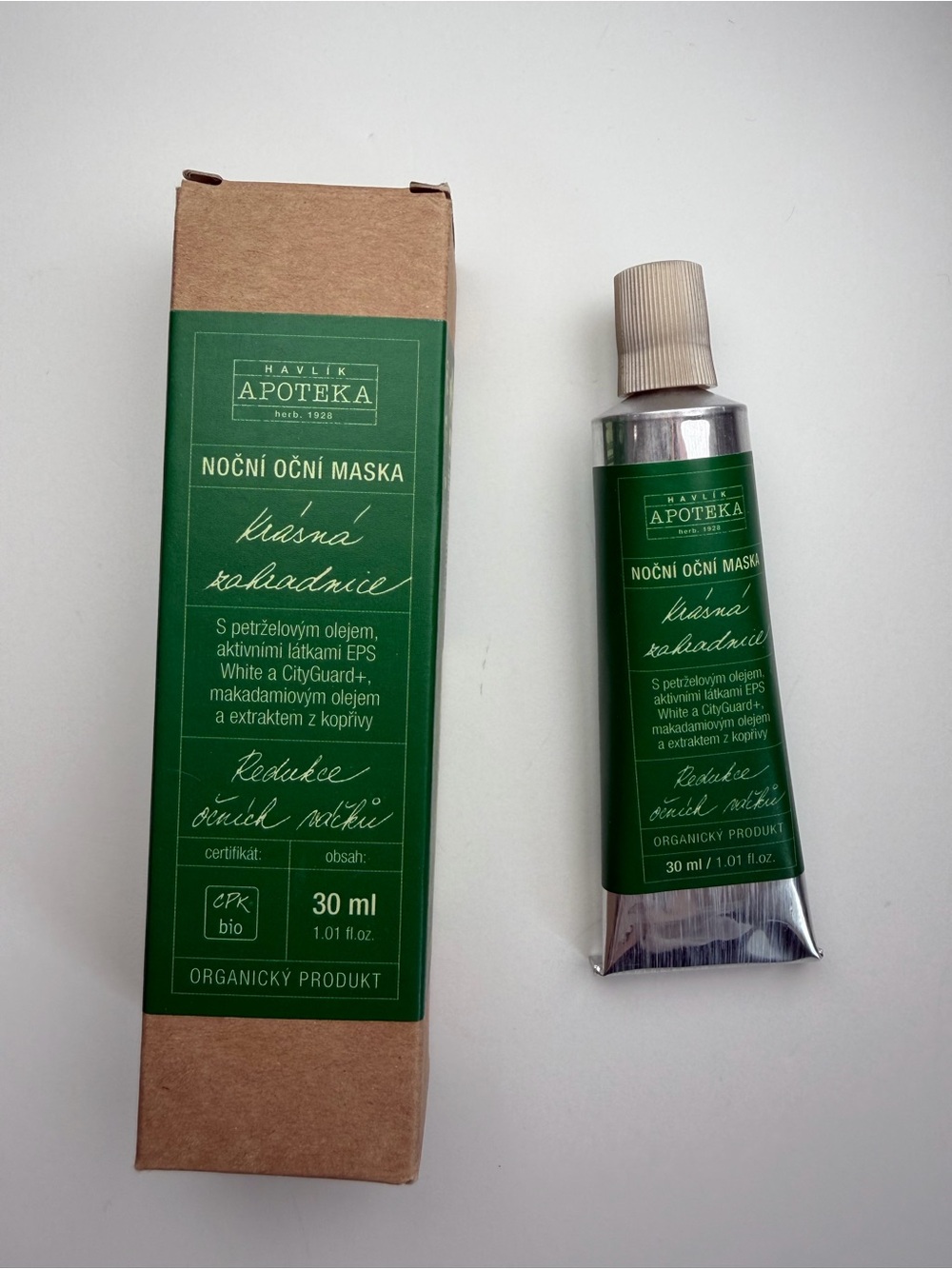 Havlíkova Apotéka Beautiful Gardener Overnight Eye Mask 30 ml NEW